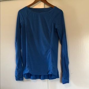 Lululemon Blue Long Sleeve Shirt Size 8